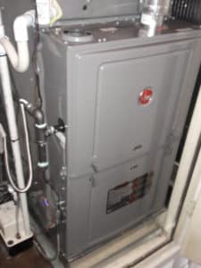 Closet Furnace installation