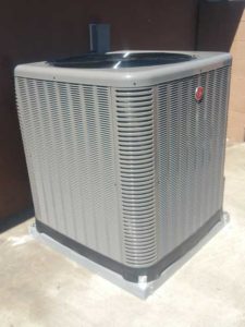 New condenser HVAC installation in the city of Pico Rivera