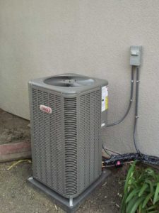 New Air conditioning condenser installation in the city of La Mirada