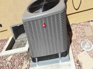 New air conditioning installation