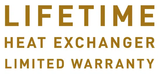Lifetime Heat Exchanger warranty