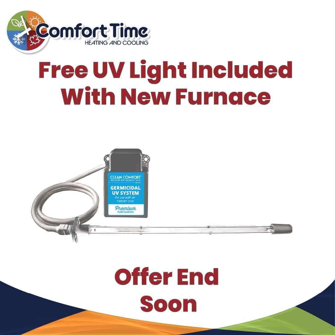 Free UV Light with new furnace or air conditioning installation