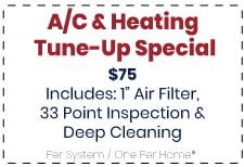 A/C Tune Up Special