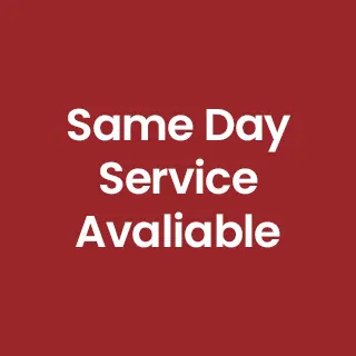 Same Day Service Availiable