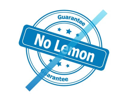 No Lemon Guarantee
