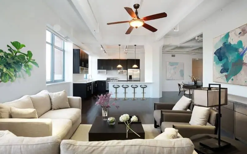 A Clean Living Room
